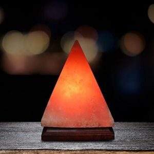 HIMALAYAN PINK SALT PYRAMID SHAPE NATURAL FANCY LAMP